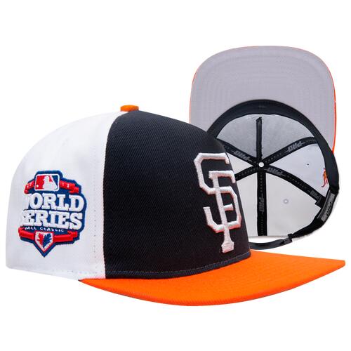 Pro Standard Giants Chrome Wool Snapback - Adult Black/Orange Cover