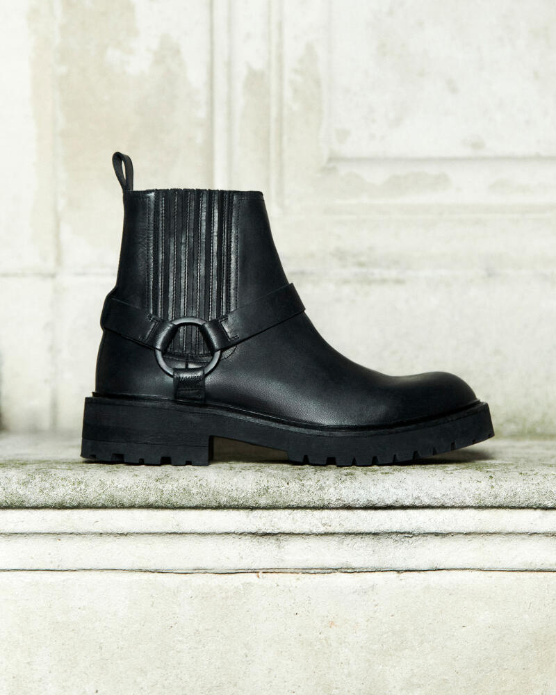 AllSaints Hank Leather Biker Boots Cover