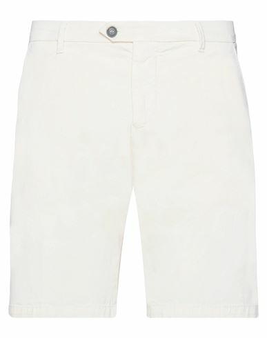 Roÿ Roger's Man Shorts & Bermuda Shorts Ivory Cotton, Elastane Cover