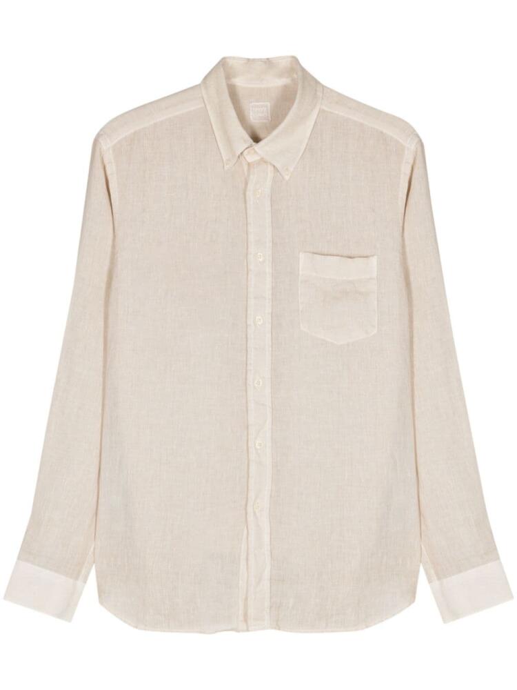 120% Lino linen chambray shirt - Neutrals Cover