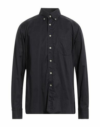 Alessandro Gherardi Man Shirt Navy blue Cotton Cover