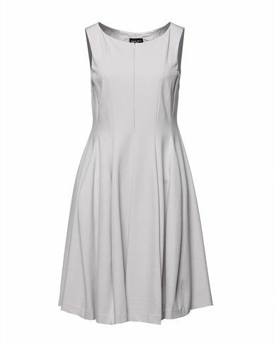 Giorgio Armani Woman Mini dress Dove grey Viscose, Polyamide, Elastane Cover