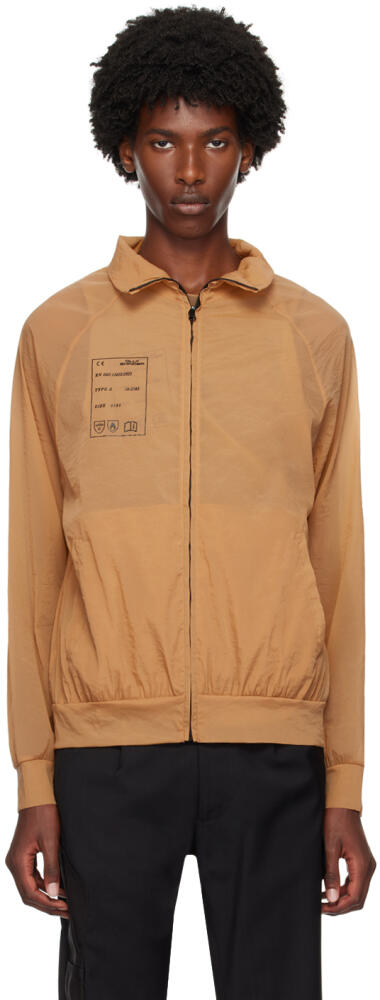 Olly Shinder Tan Sheer Jacket Cover