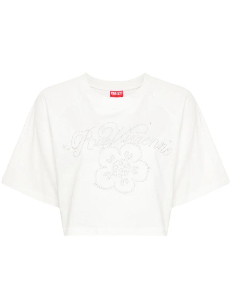 Kenzo Boke-flower organic cotton T-shirt - White Cover