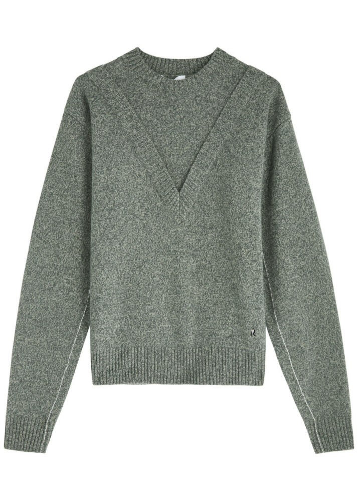 Rabanne Wool-blend Jumper - Green Cover