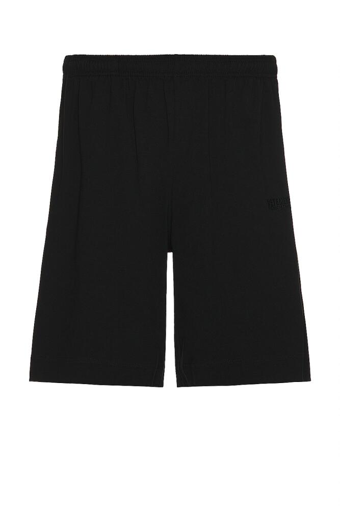 VETEMENTS Jersey Shorts in Black Cover