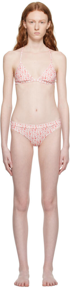 Moncler Pink Cord-Lock Bikini Cover