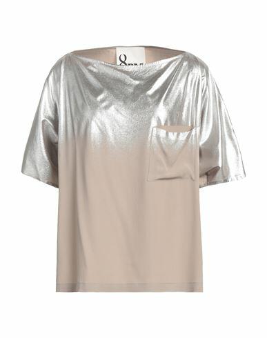 8pm Woman Top Dove grey Acetate, Silk Cover