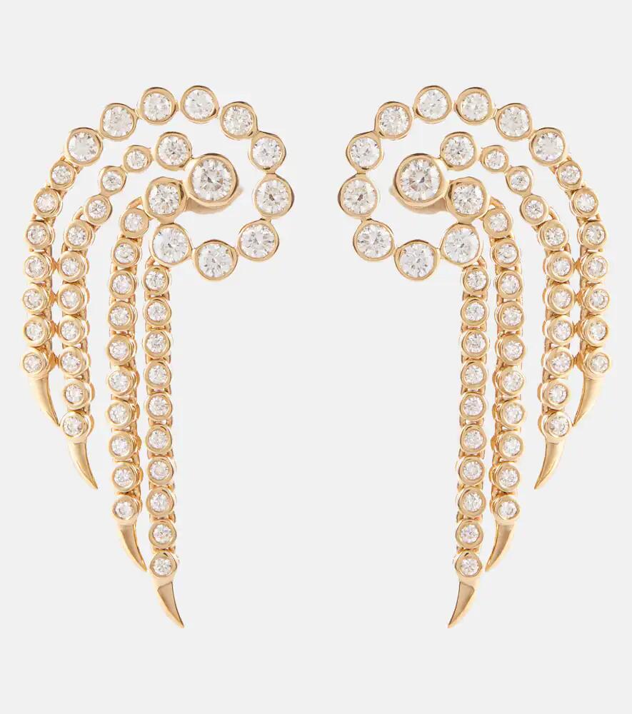 Ondyn Sparkler 14kt gold earrings with diamonds Cover