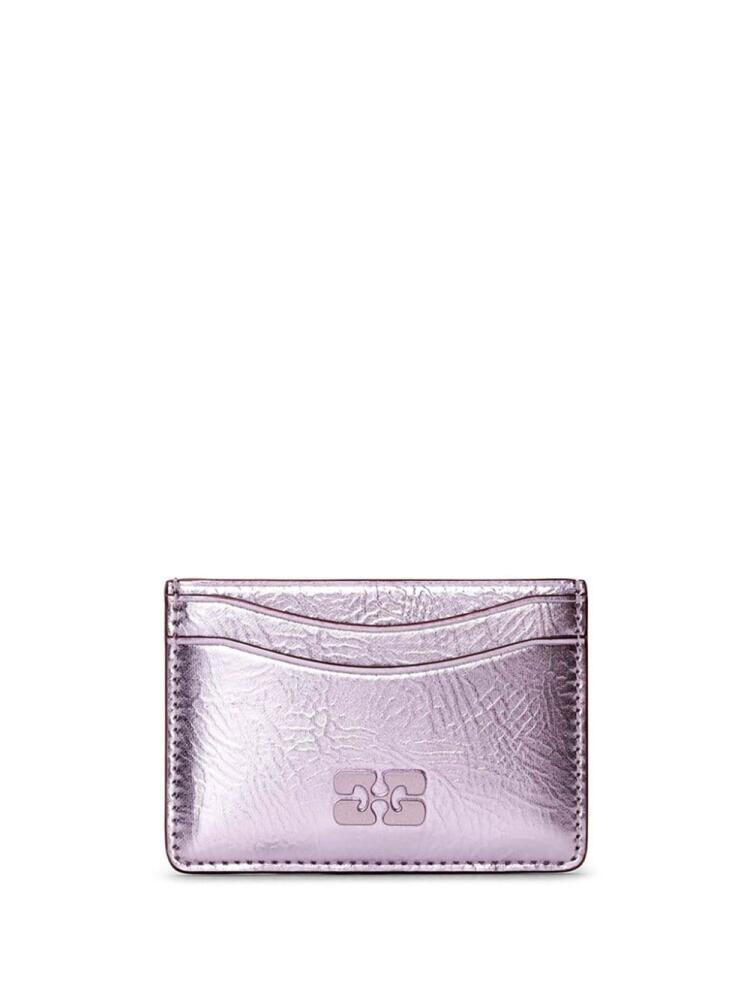 GANNI Bou cardholder - Purple Cover