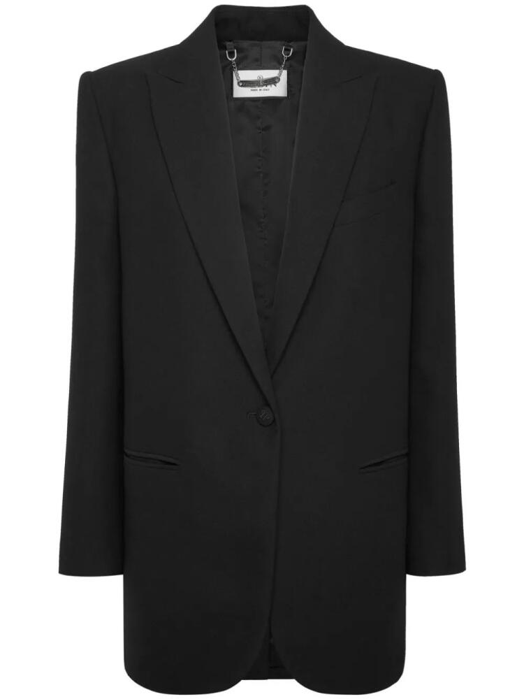 Philipp Plein peaked-lapels single-breasted blazer - Black Cover