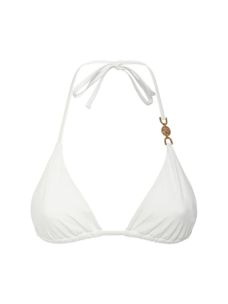 VERSACE Medusa Lycra Triangle Bikini Top Cover