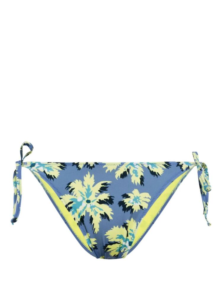 Paul Smith Palmera-print bikini bottoms - Blue Cover