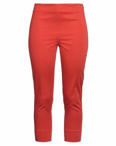 Emisphere Woman Pants Red Cotton, Elastane Cover