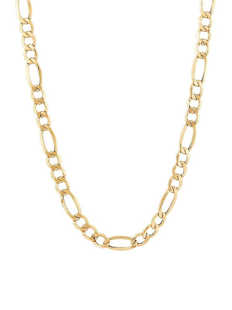 Saks Fifth Avenue Made in Italy Men's 14K Yellow Gold Figaro Chain Necklace Cover