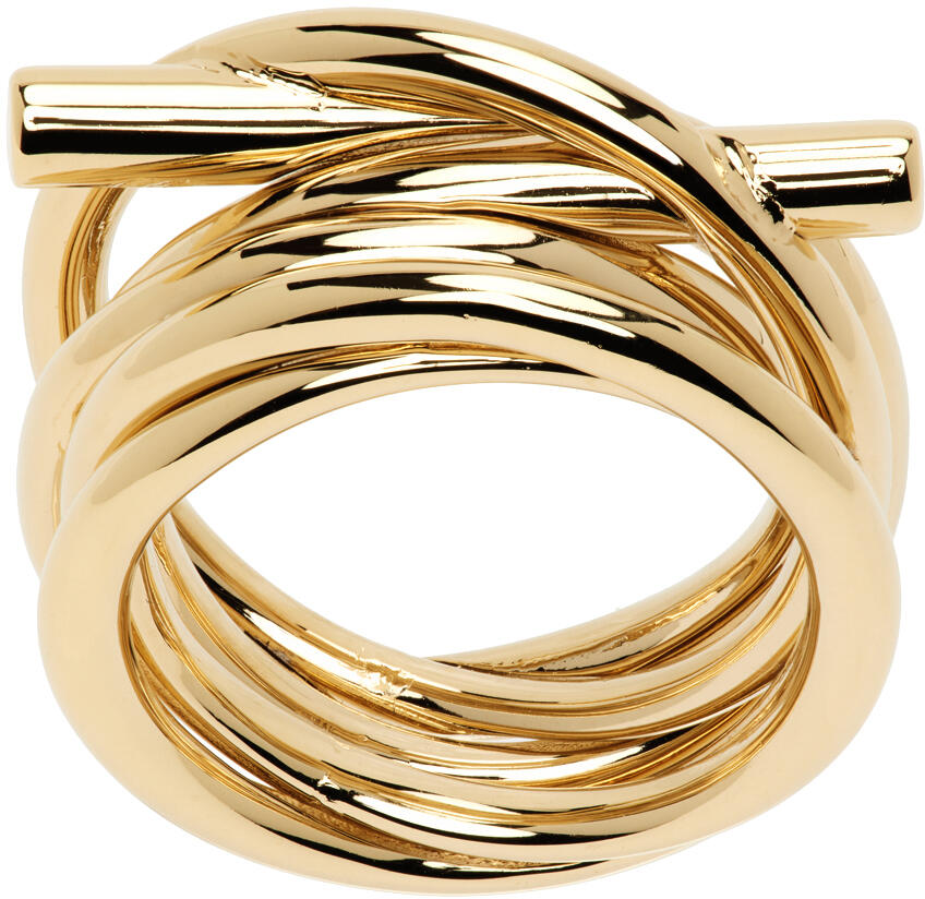 Ferragamo Gold Gancini Ring Cover