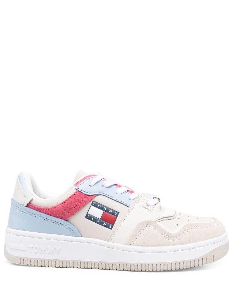 Tommy Jeans colour-block mid-top sneakers - Neutrals Cover