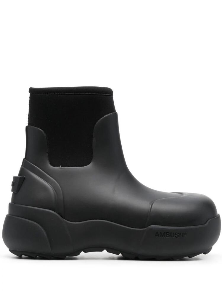 AMBUSH round-toe ankle boots - Black Cover