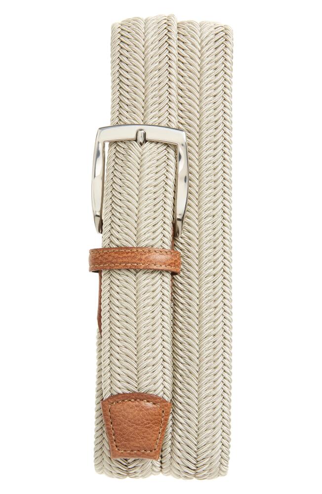 Torino Herringbone Woven Belt in Camel Cover