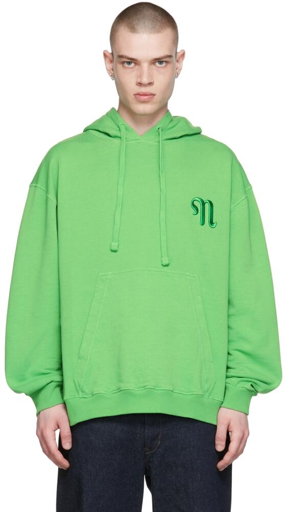 Nanushka Green Ever Hoodie Cover