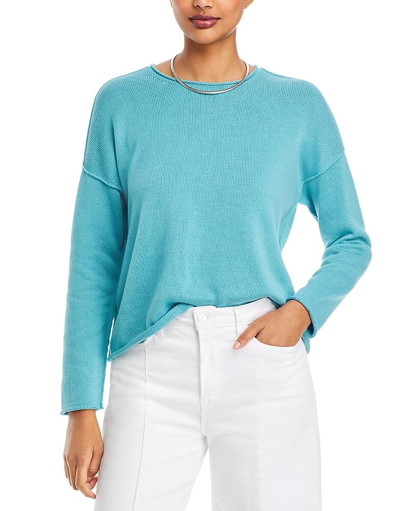 Eileen Fisher Crewneck Boxy Sweater Cover