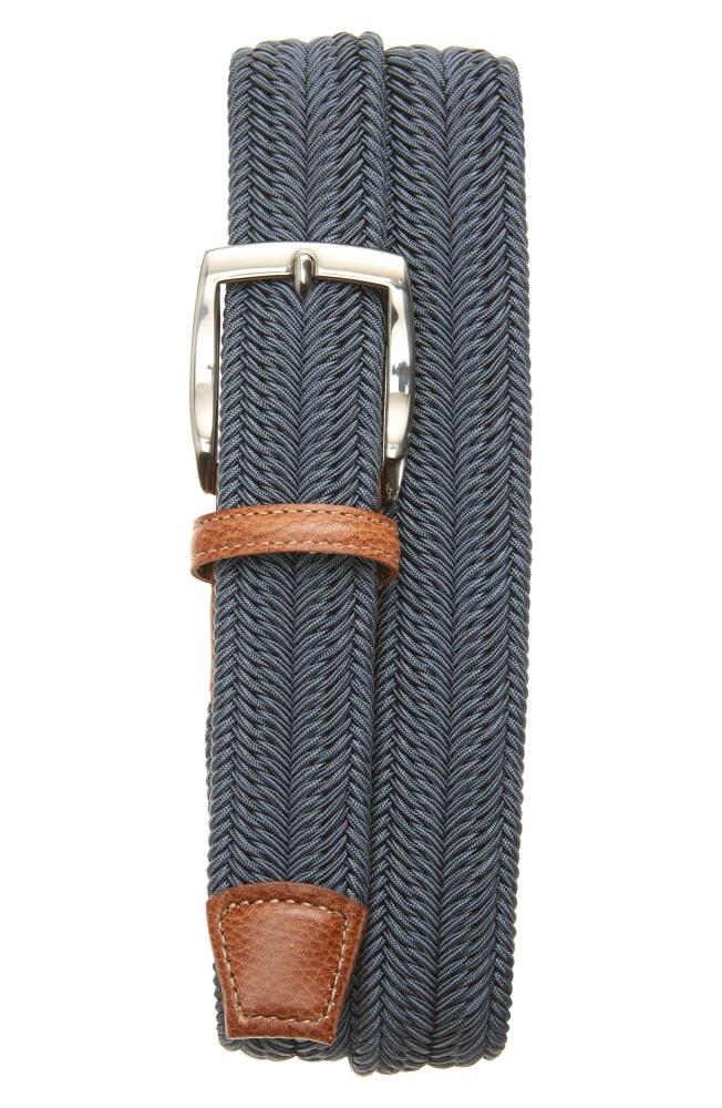 Torino Herringbone Woven Belt in Navy Cover