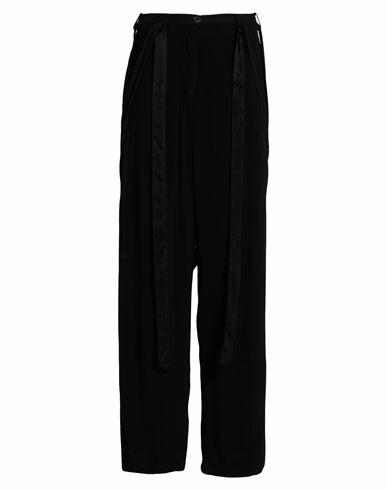 Masnada Woman Pants Black Viscose Cover