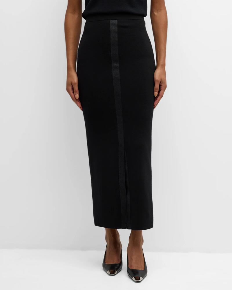 DOROTHEE SCHUMACHER Shimmering Merino Ribbed Pencil Skirt Cover