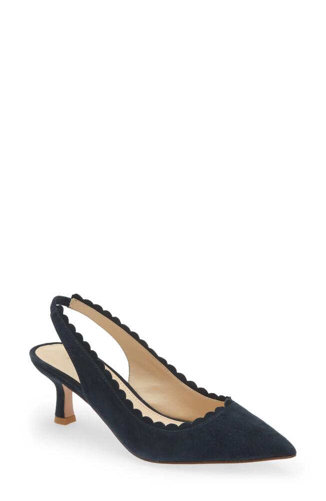 Pelle Moda Kelsa Slingback Pump in Midnight Cover