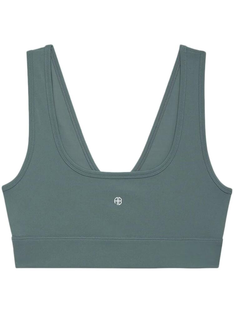 ANINE BING Renae performance compression top - Green Cover