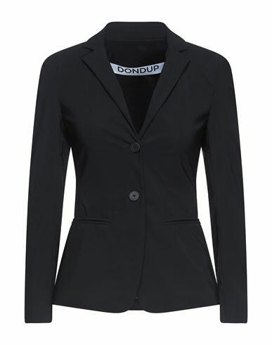 Dondup Woman Blazer Black Recycled polyamide, Elastane Cover