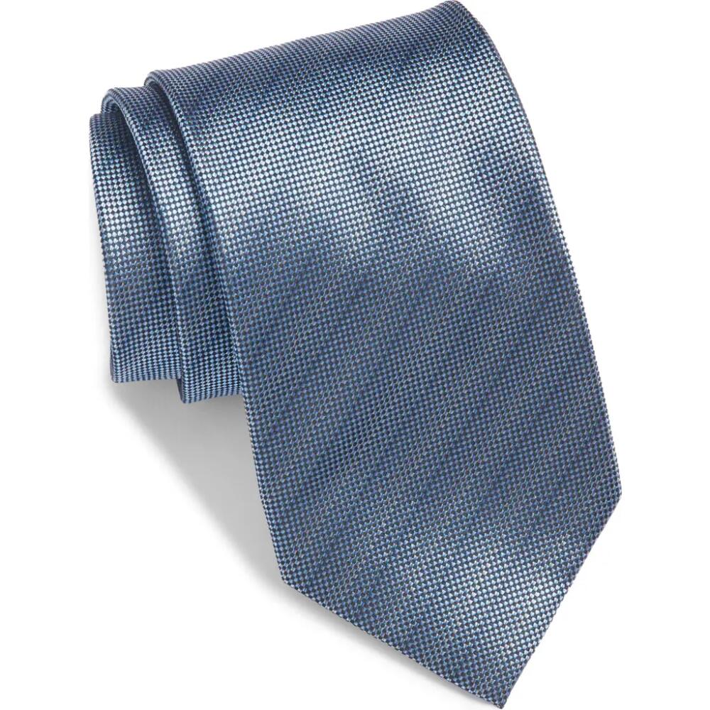 Nordstrom Tonal Stripe Silk Tie in Light Blue Cover