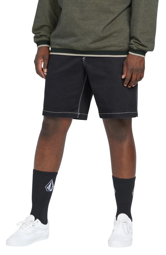 Volcom Hockey Dad Utility Shorts in Black Cover