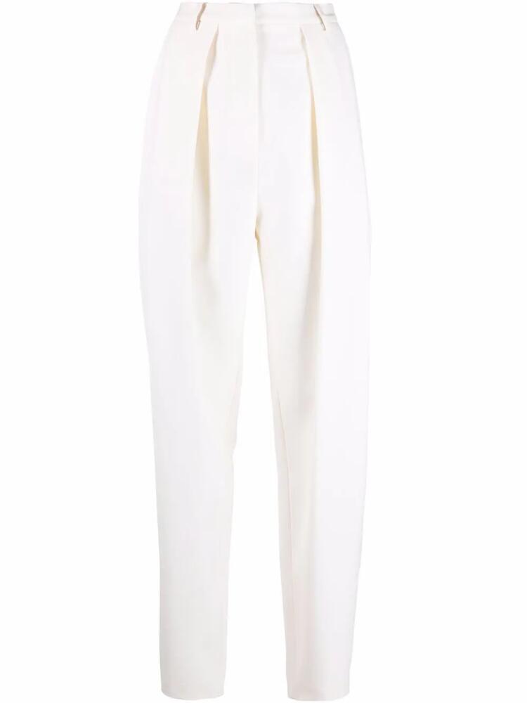 Magda Butrym tapered high-waisted trousers - Neutrals Cover