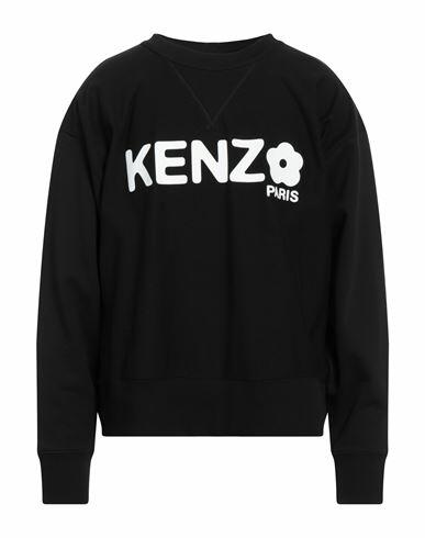 Kenzo Man Sweatshirt Black Cotton, Elastane Cover