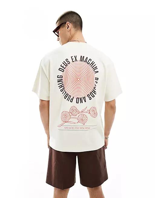 Deus Ex Machina dusty t-shirt in white Cover