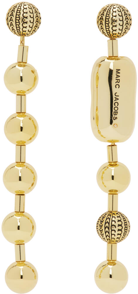 Marc Jacobs Gold 'The Monogram Ball Chain' Earrings Cover