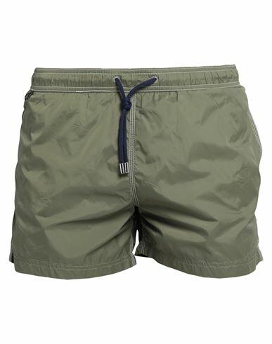 Homeward Clothes Man Swim trunks Military green Nylon Cover