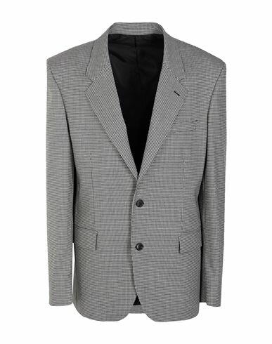 8 By Yoox Houndstooth Oversize Single-breast Blazer Man Blazer Black Polyester, Wool, Elastane Cover