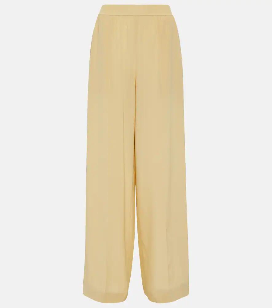 Joseph Hulin silk crêpe wide-leg pants Cover