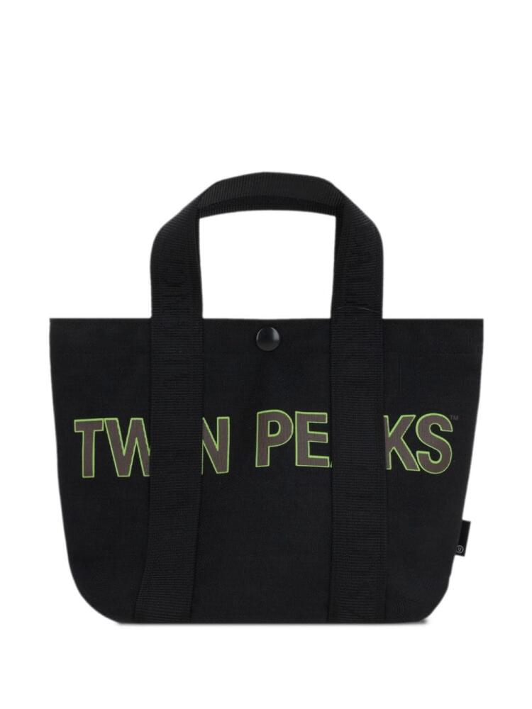 Undercover slogan-print tote bag - Black Cover