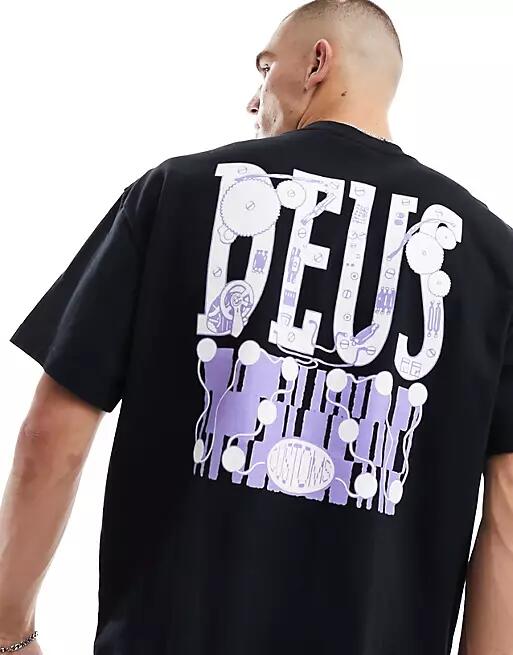 Deus Ex Machina full circuit t-shirt in black Cover