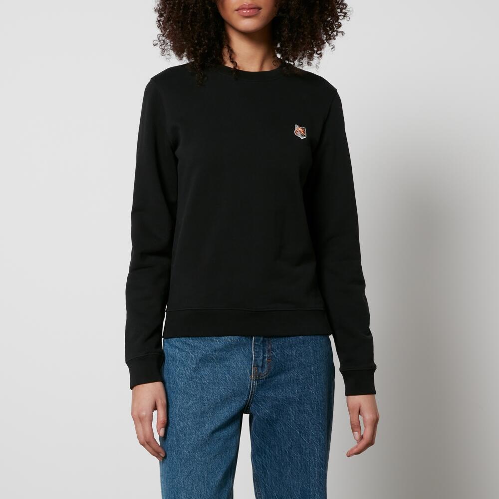 Maison Kitsuné Fox Head Cotton-Jersey Sweatshirt Cover