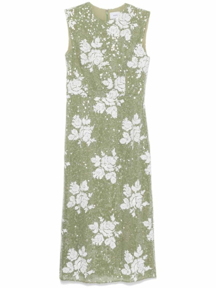 ERDEM sleeveless midi dress - Green Cover