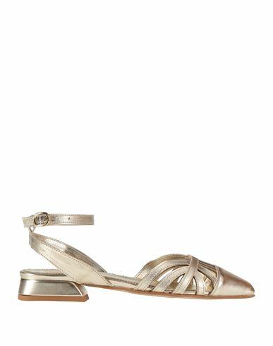 Divine Follie Woman Sandals Platinum Leather Cover