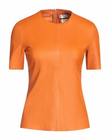 Bottega Veneta Woman Top Rust Lambskin Cover