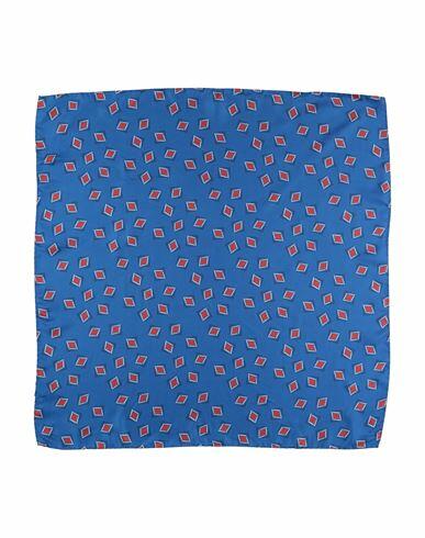 Franco Bassi Man Scarf Blue Silk Cover