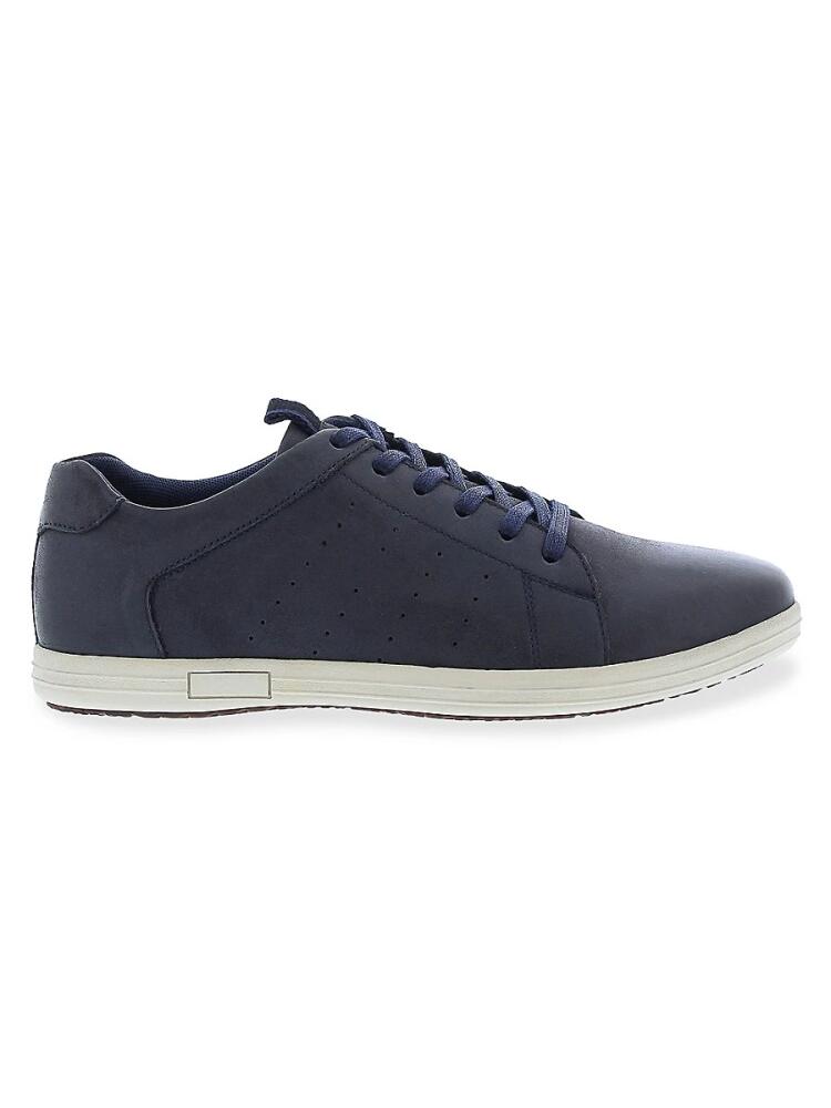 English Laundry Men's Mason Low-Top Leather Sneakers - Navy Cover