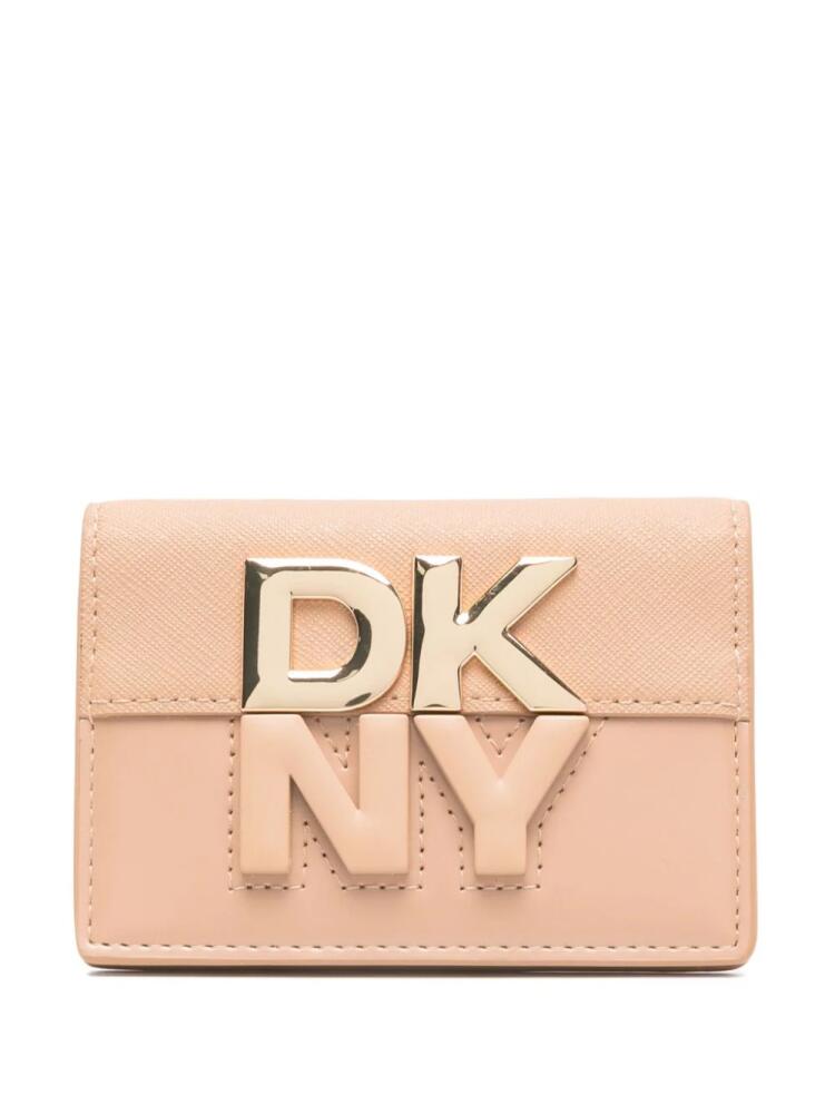 DKNY logo-plaque bi-fold wallet - Neutrals Cover