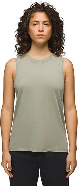 Prana Everyday Vintage Washed Tank (Juniper Green) Women's Clothing Cover